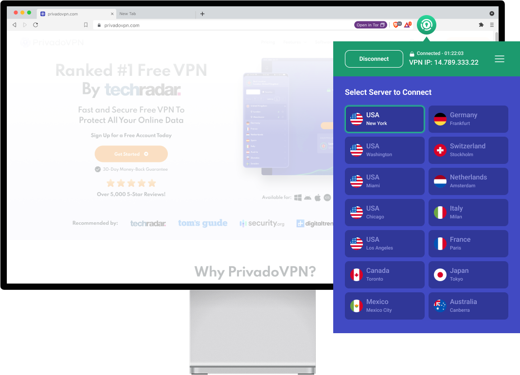 PrivadoVPN: Κατεβάστε ένα ασφαλές VPN για όλες τις συσκευές σας