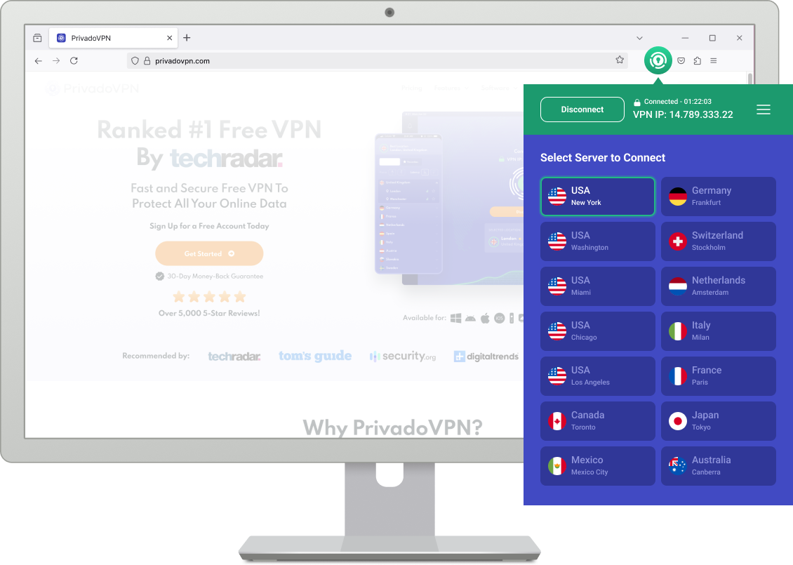 PrivadoVPN: Pobierz bezpieczną VPN dla wszystkich swoich urządzeń