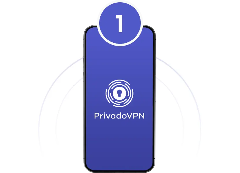 Создайте бесплатную учетную запись PrivadoVPN.